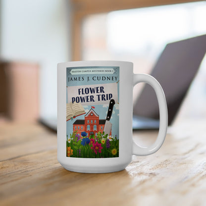 Flower Power Trip - White Coffee Mug