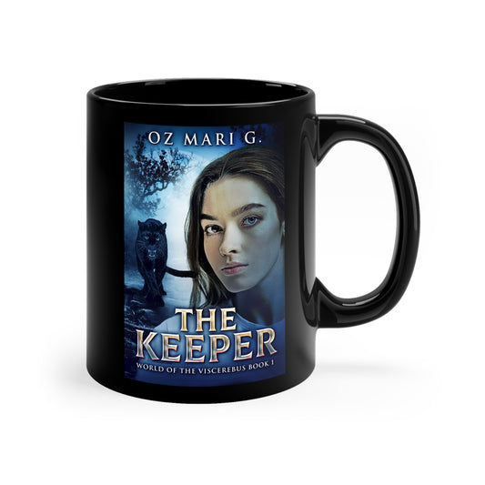 The Keeper - Black Coffee Mug