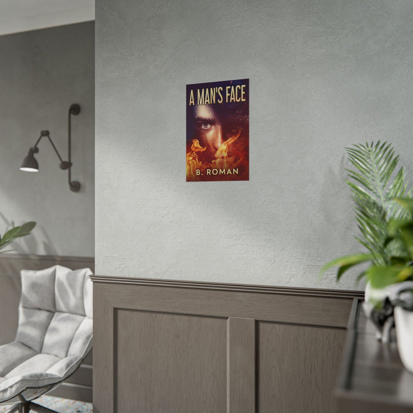 A Man's Face - Poster