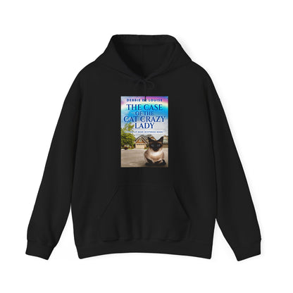 The Case Of The Cat Crazy Lady - Unisex Hooded Sweatshirt