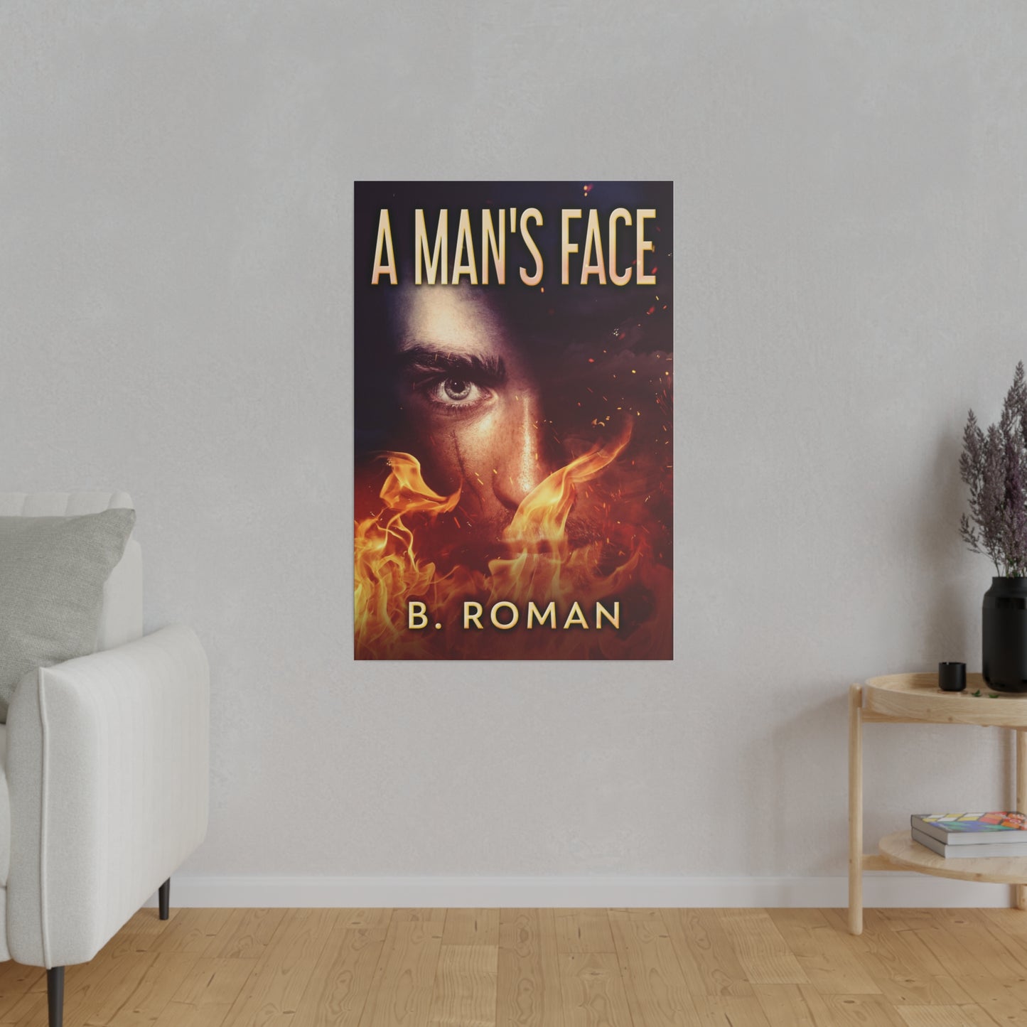 A Man's Face - Canvas