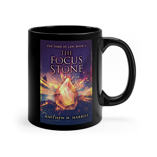 The Focus Stone - Black Coffee Mug