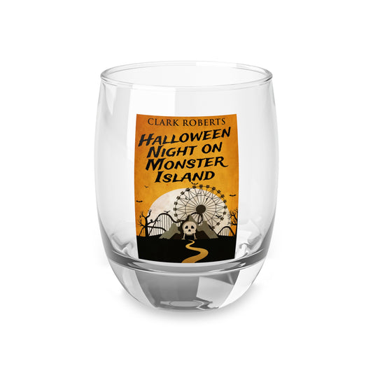 Halloween Night On Monster Island - Whiskey Glass