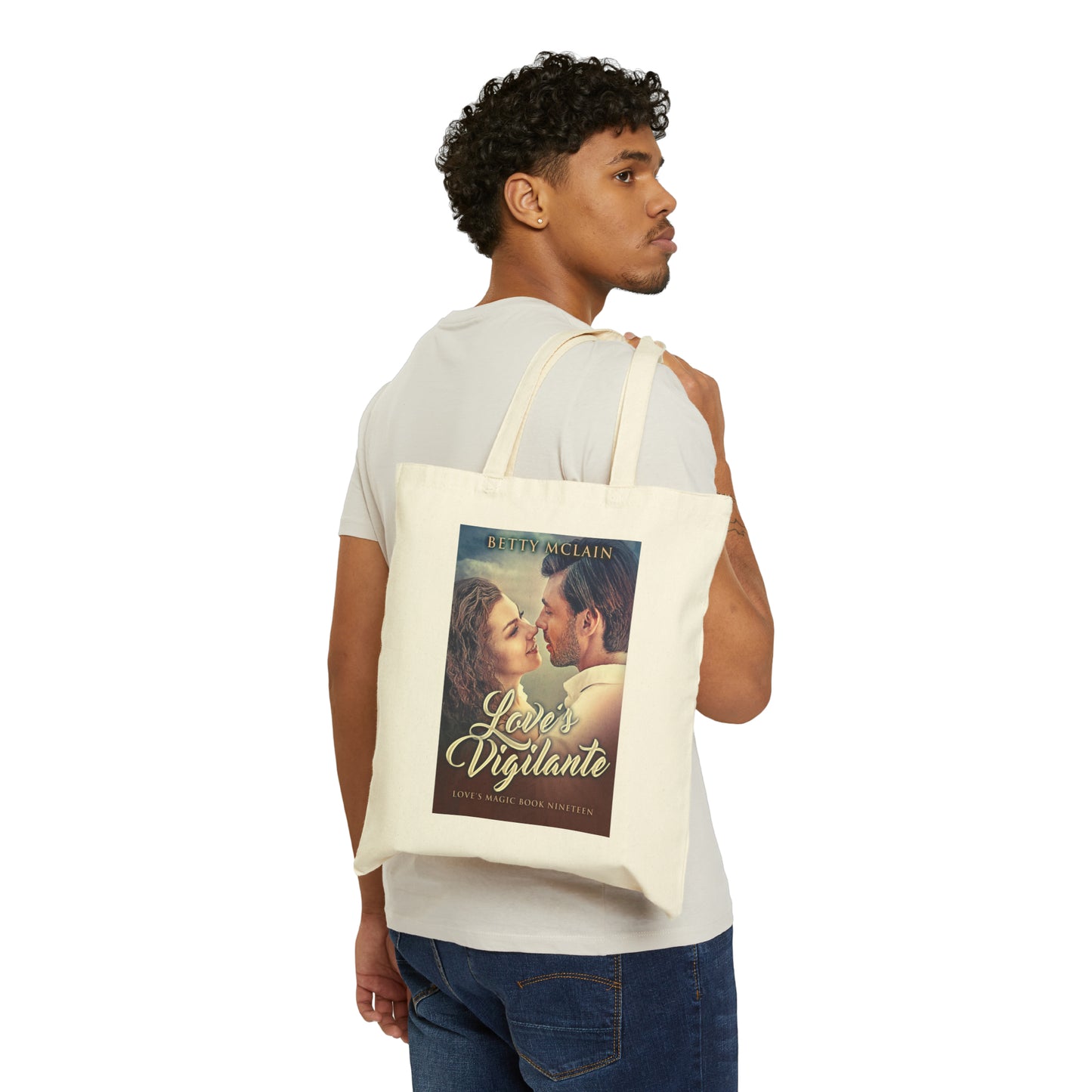 Love's Vigilante - Cotton Canvas Tote Bag