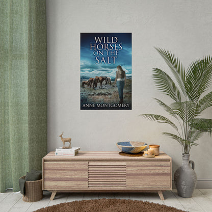 Wild Horses On The Salt - Poster
