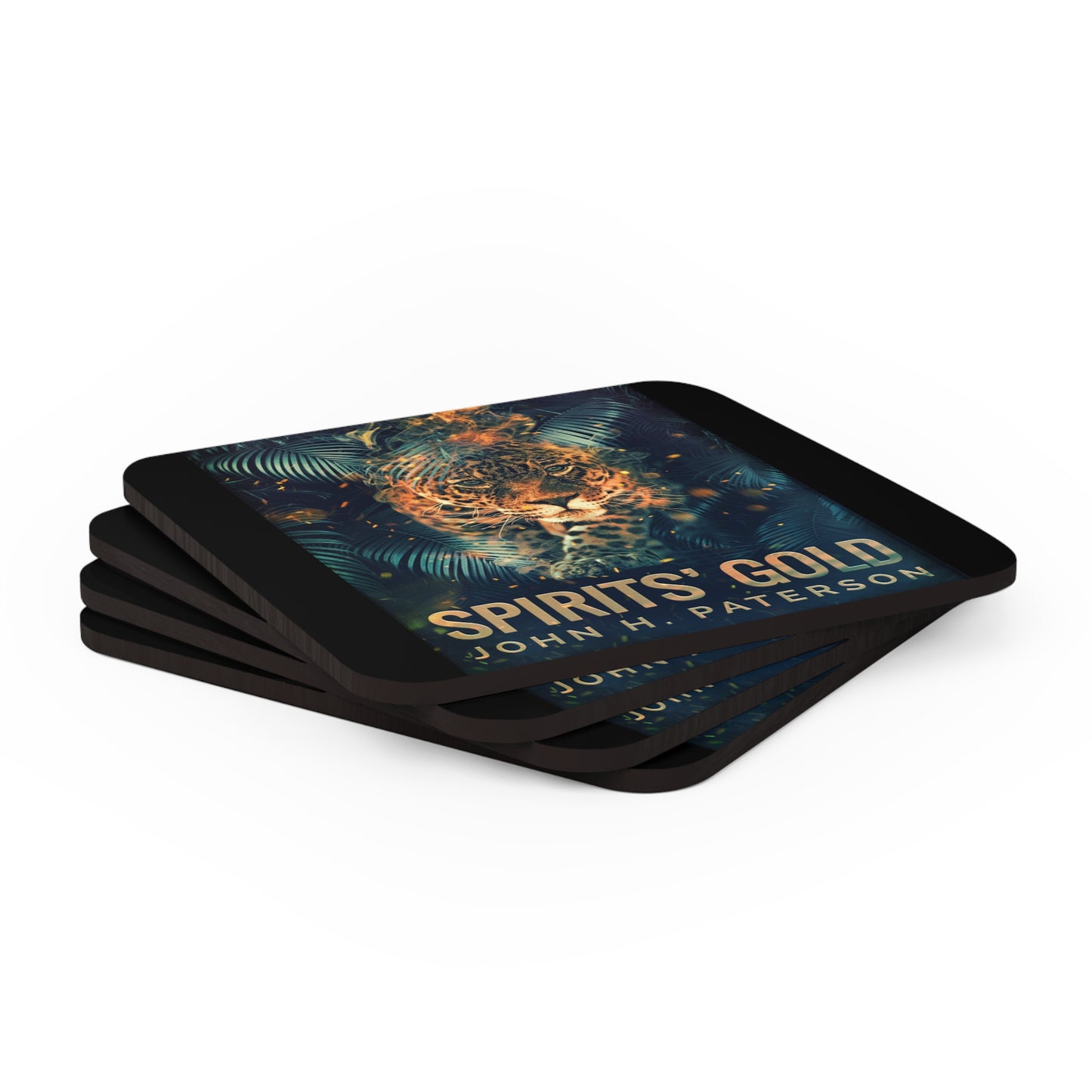 Spirits' Gold - Corkwood Coaster Set