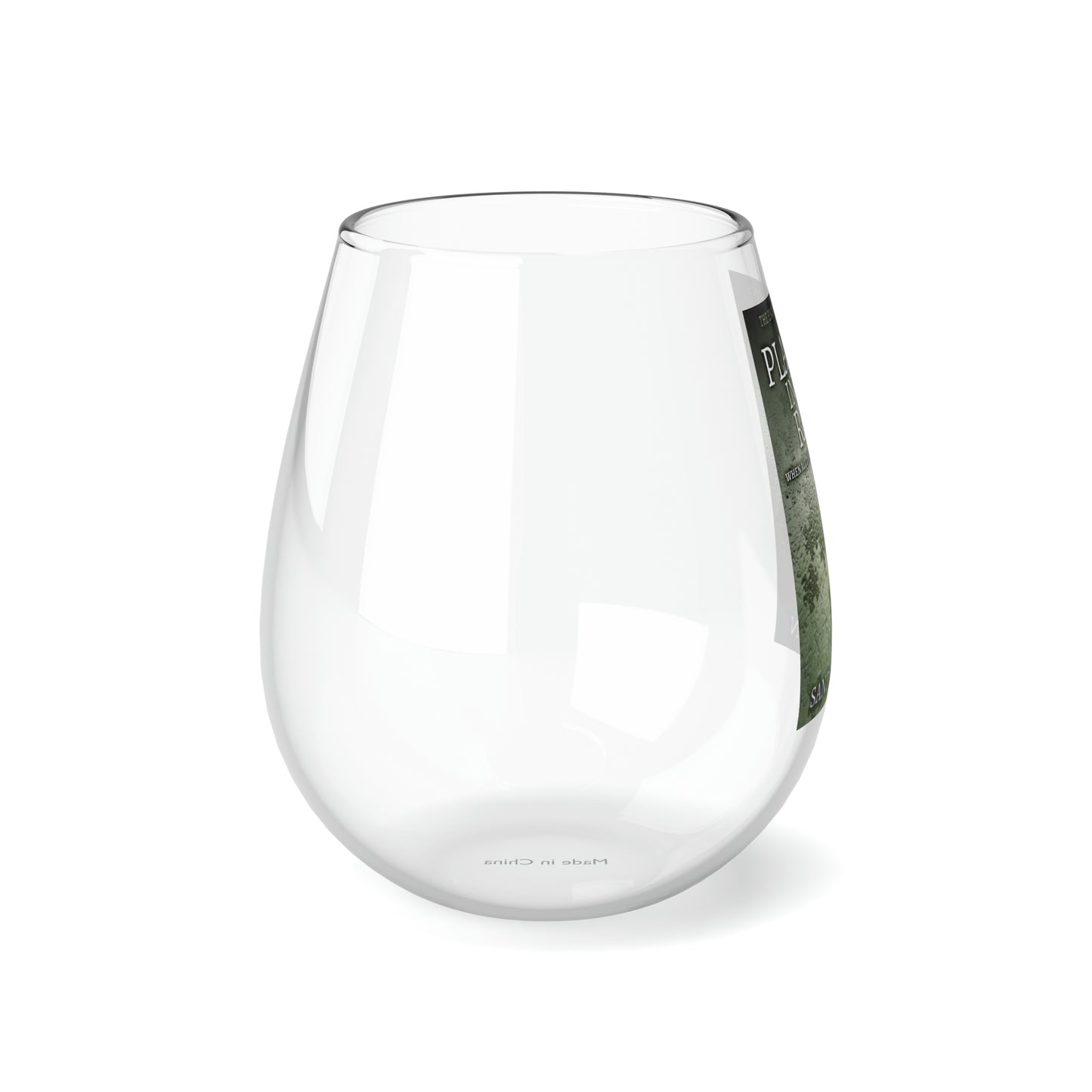 Playing in The Rain - Stemless Wine Glass, 11.75oz