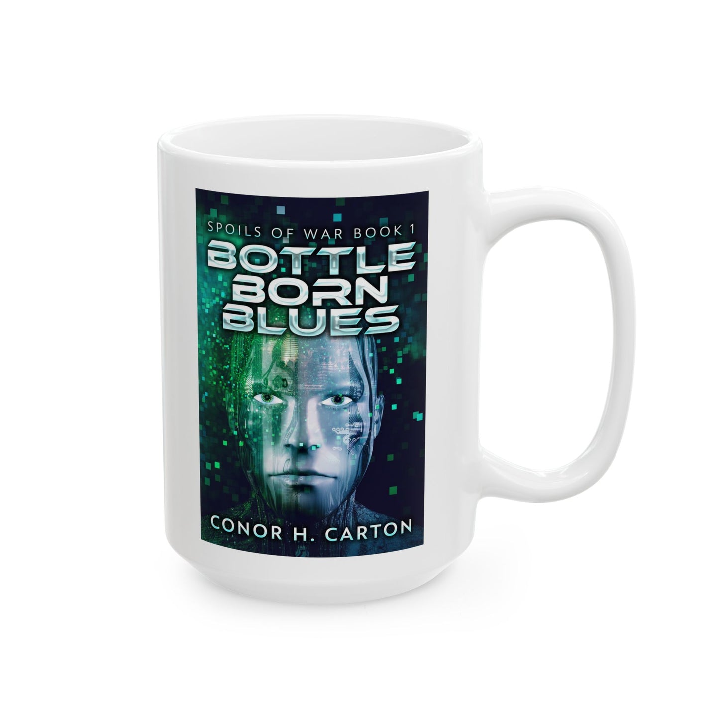 Bottle Born Blues - White Coffee Mug
