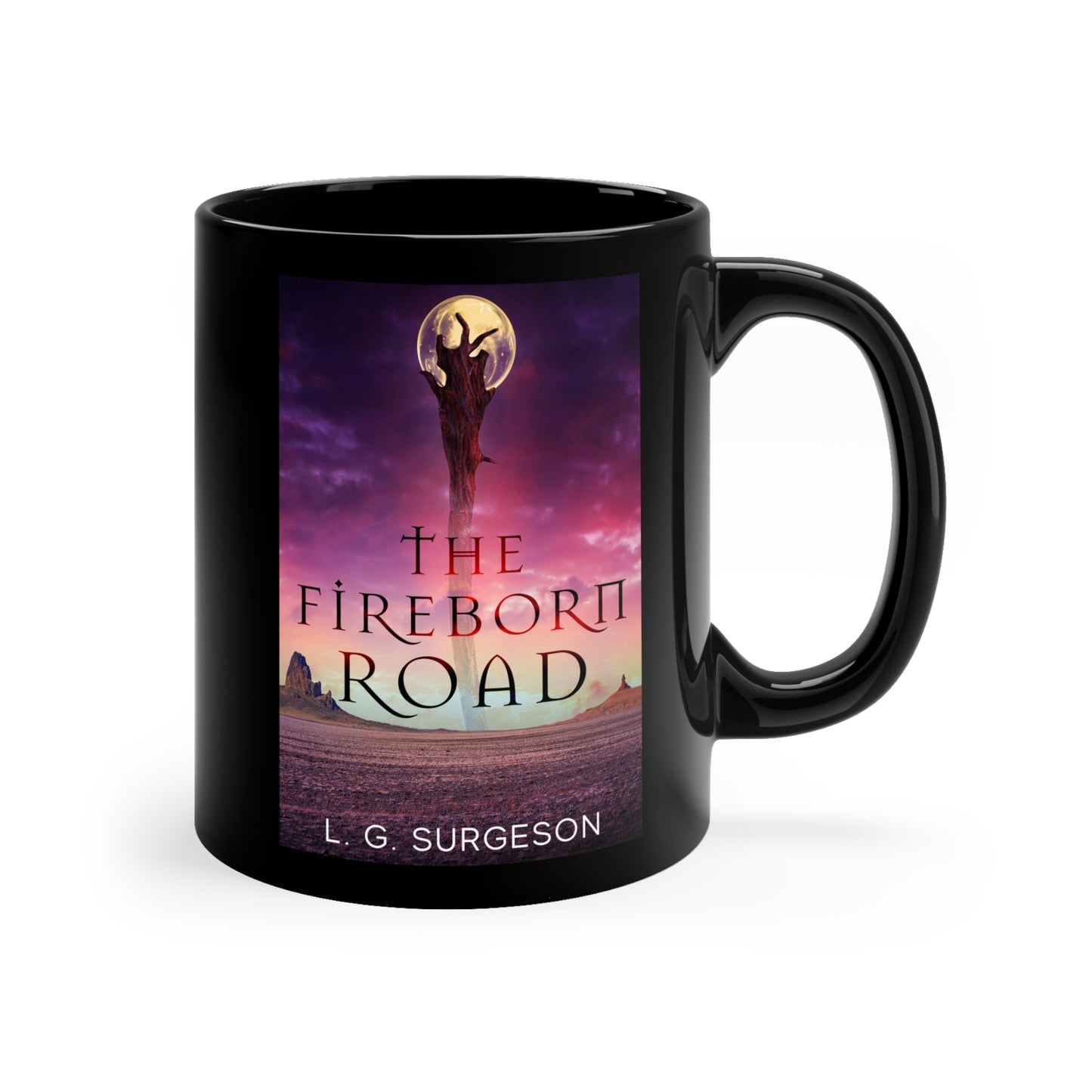 The Fireborn Road - Black Coffee Mug