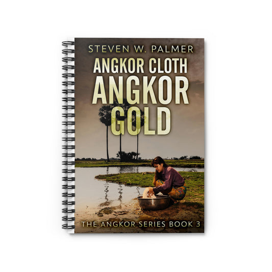 Angkor Cloth, Angkor Gold - Spiral Notebook