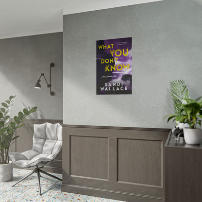 What You Don't Know - Poster