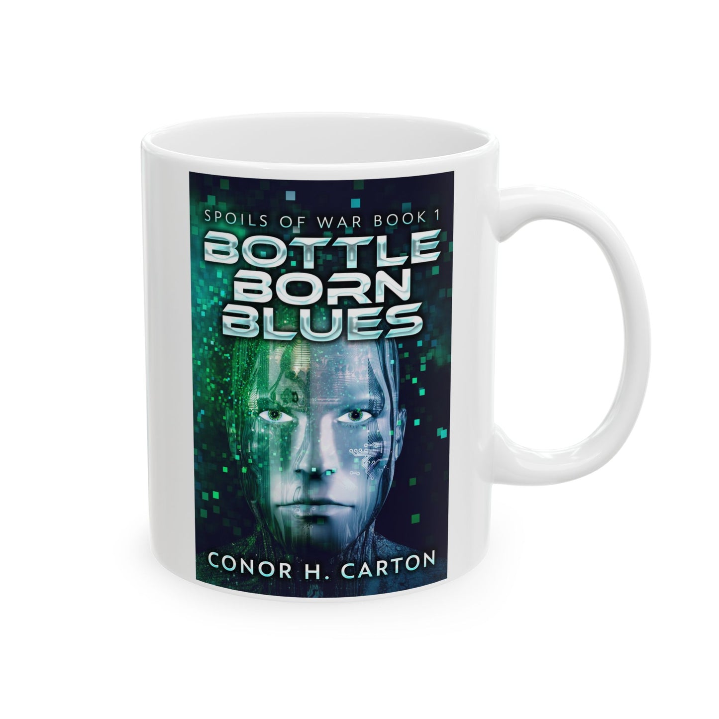 Bottle Born Blues - White Coffee Mug