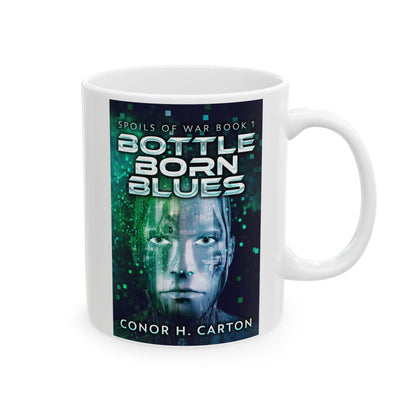Bottle Born Blues - White Coffee Mug