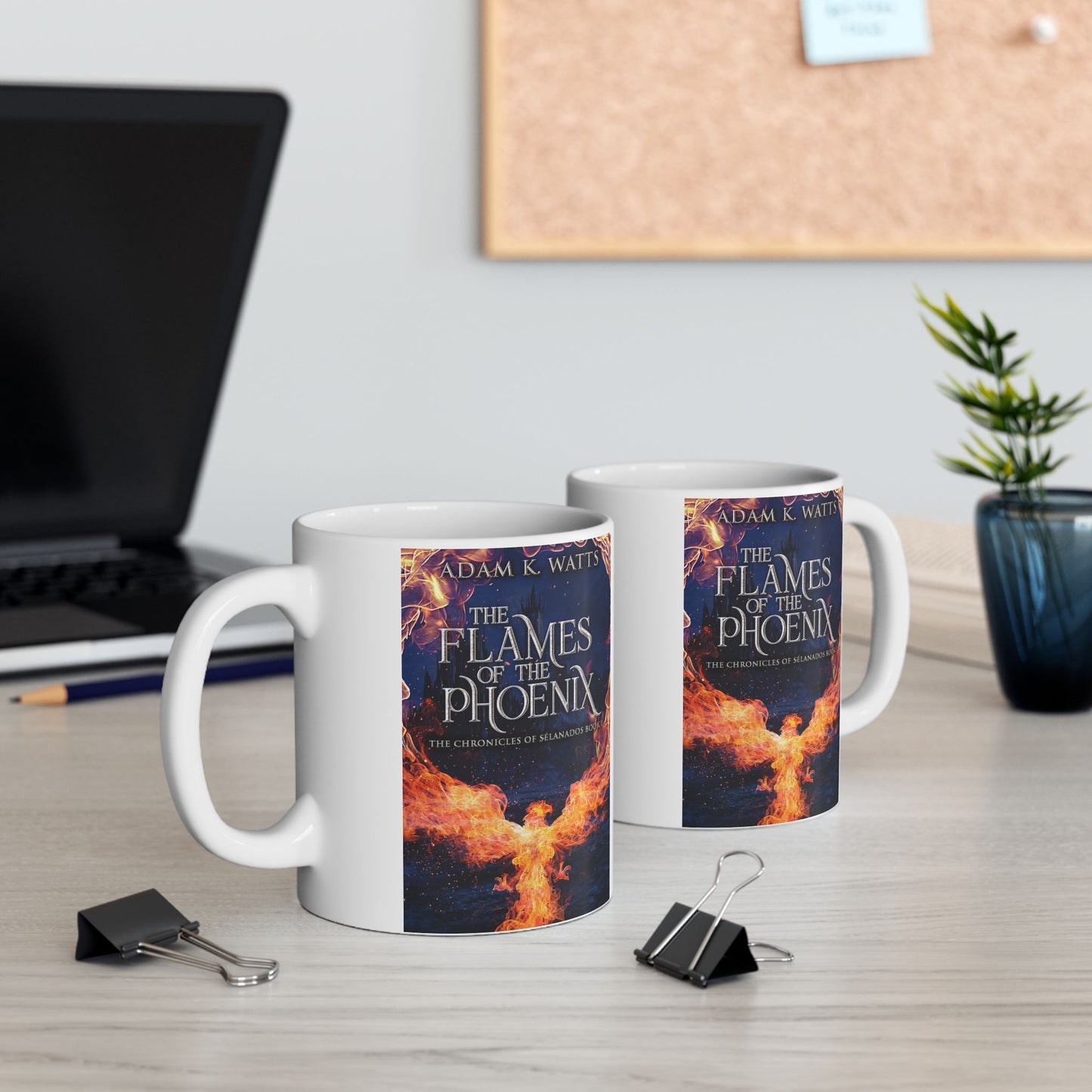 The Flames Of The Phoenix - White Coffee Mug