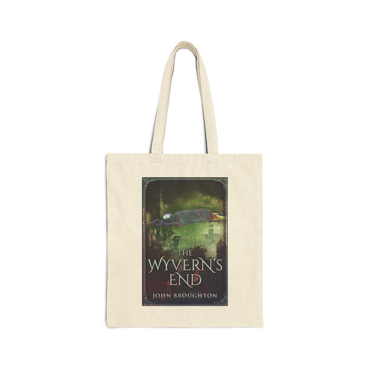 The Wyvern's End - Cotton Canvas Tote Bag