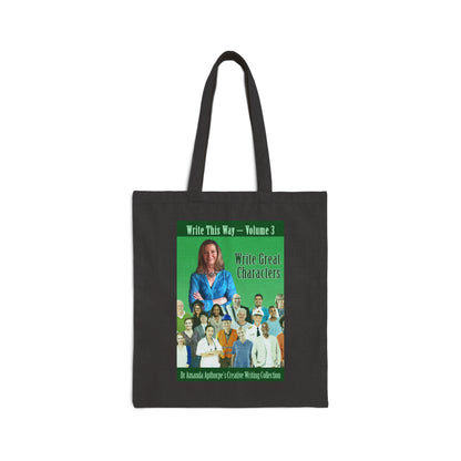 Write Great Characters - Cotton Canvas Tote Bag