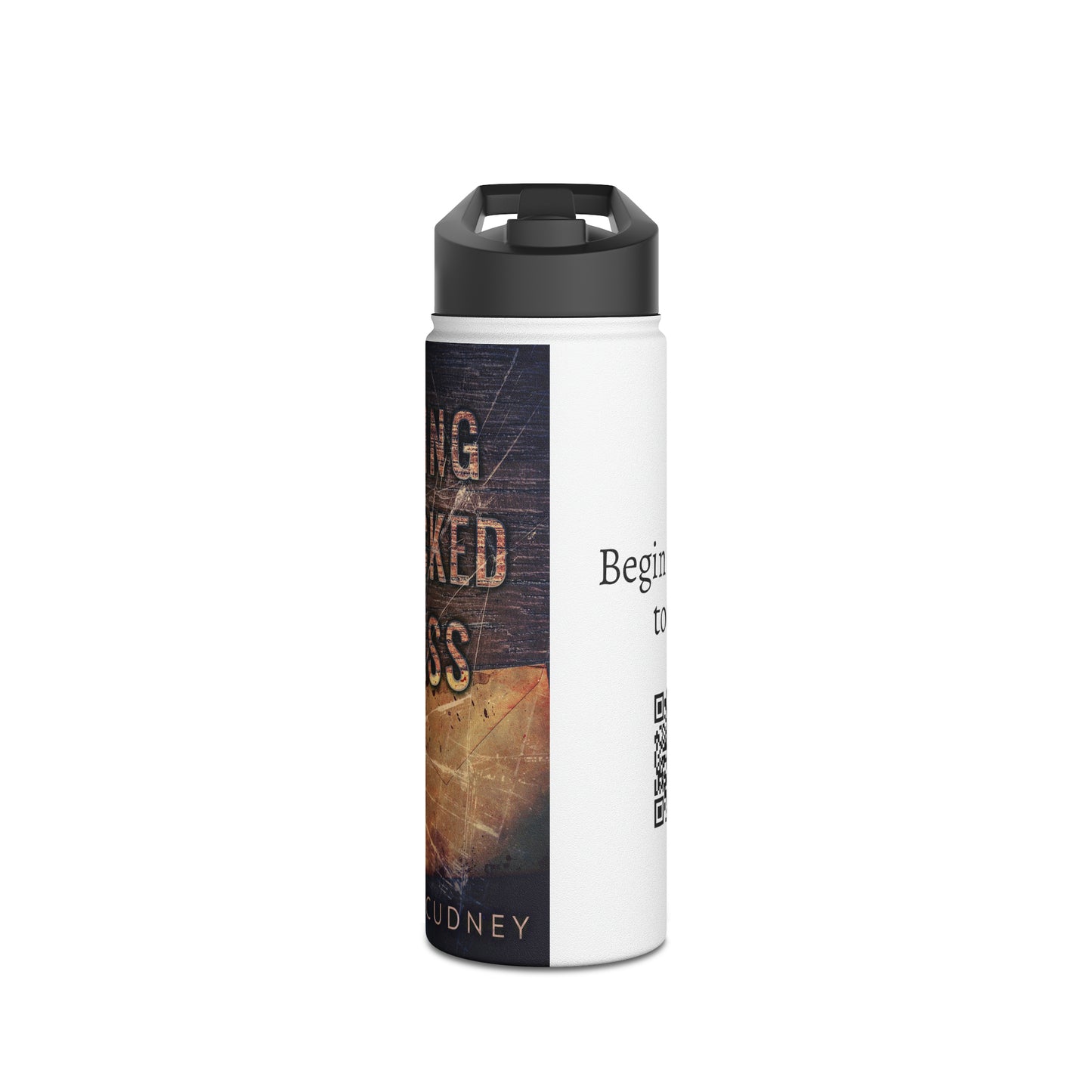 Hiding Cracked Glass - Stainless Steel Water Bottle