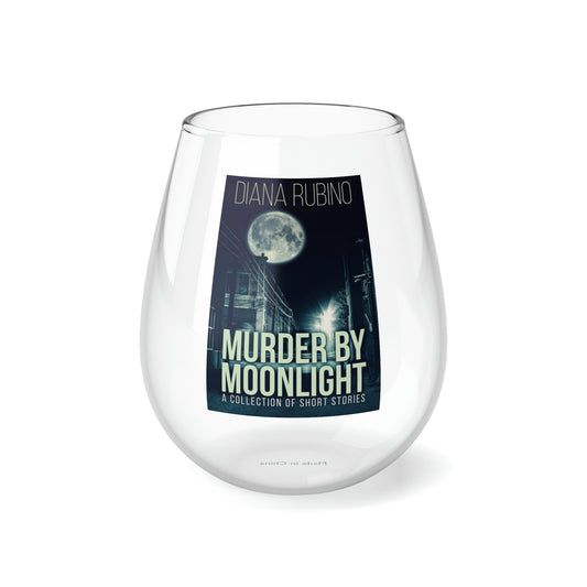 Murder By Moonlight - Stemless Wine Glass, 11.75oz