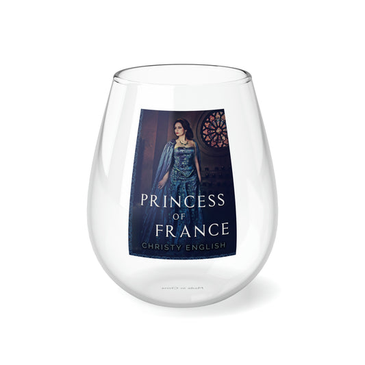 Princess Of France - Stemless Wine Glass, 11.75oz