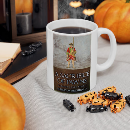 A Sacrifice of Pawns - White Coffee Mug