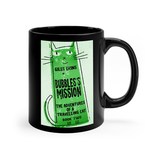 Bubbles's Mission - Black Coffee Mug