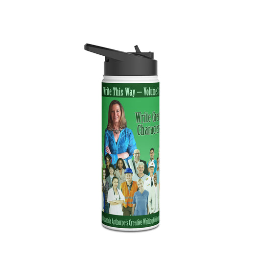 Write Great Characters - Stainless Steel Water Bottle