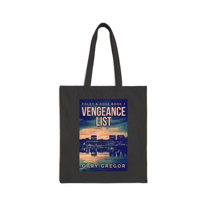 Vengeance List - Cotton Canvas Tote Bag
