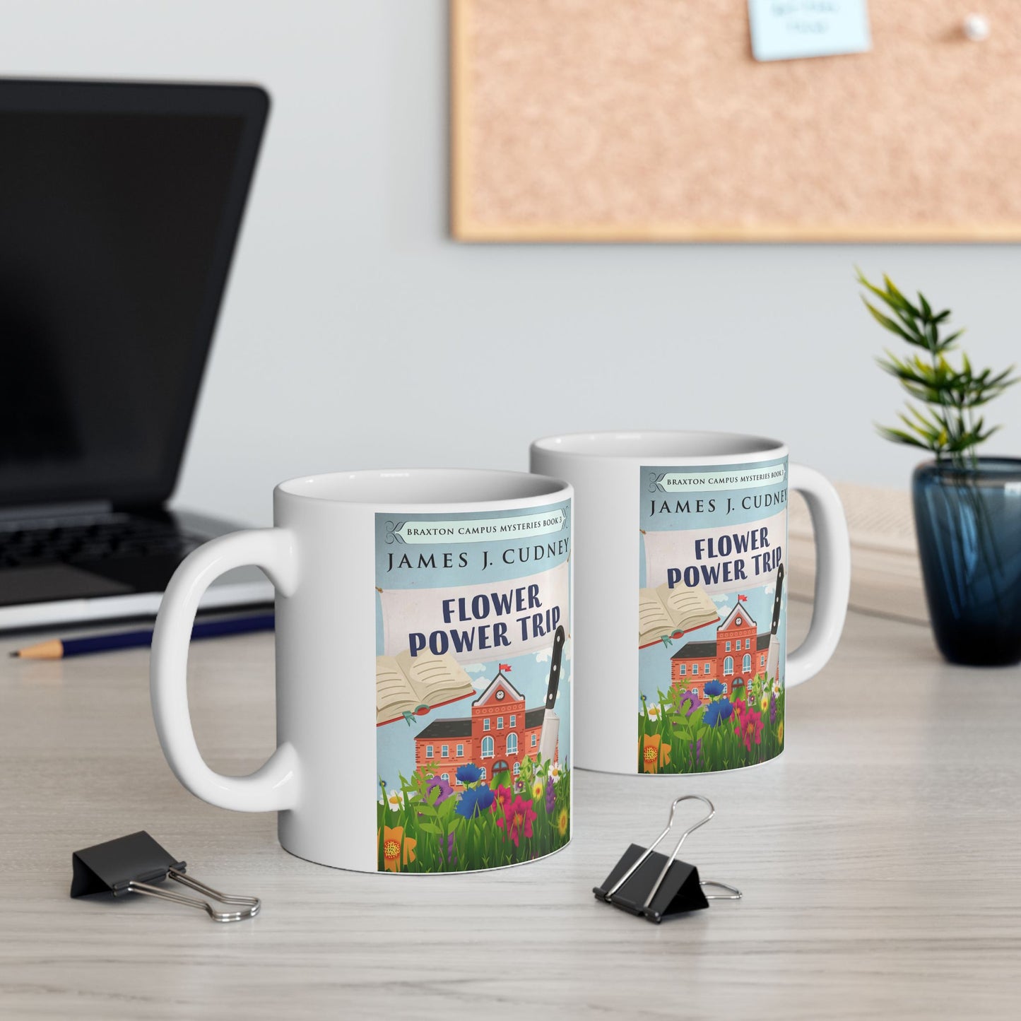 Flower Power Trip - White Coffee Mug