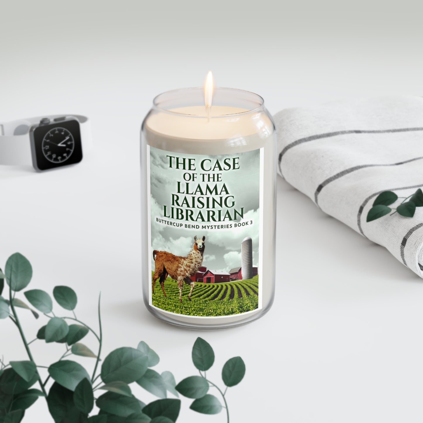 The Case of the Llama Raising Librarian - Scented Candle