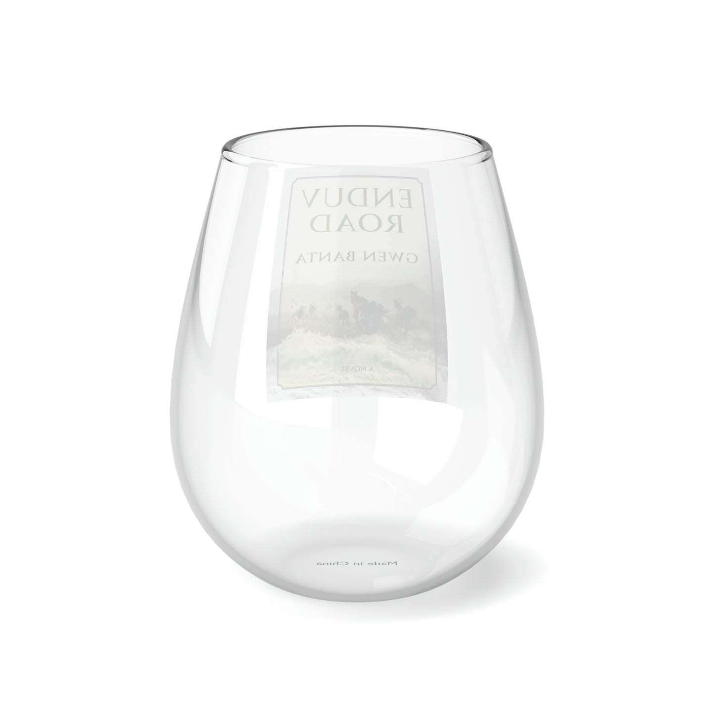 Enduv Road - Stemless Wine Glass, 11.75oz
