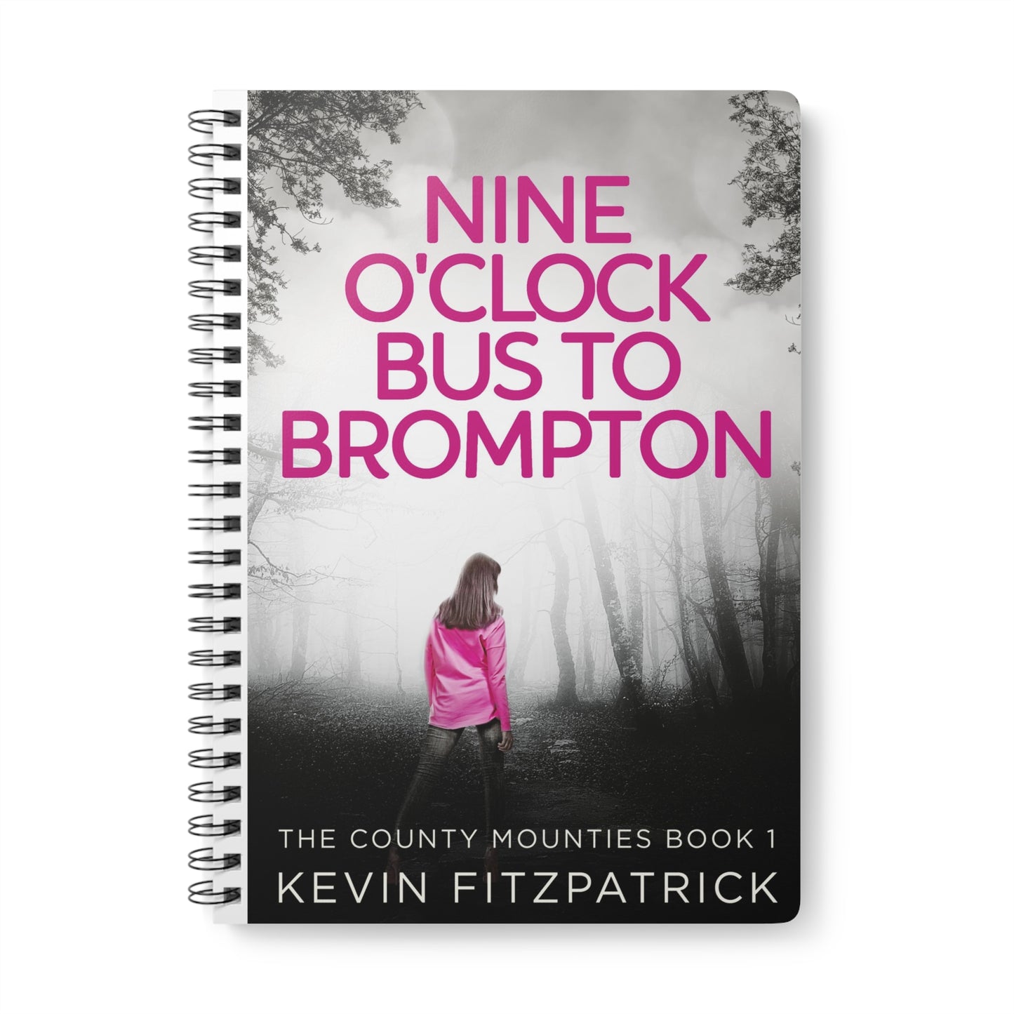Nine O'Clock Bus To Brompton - A5 Wirebound Notebook