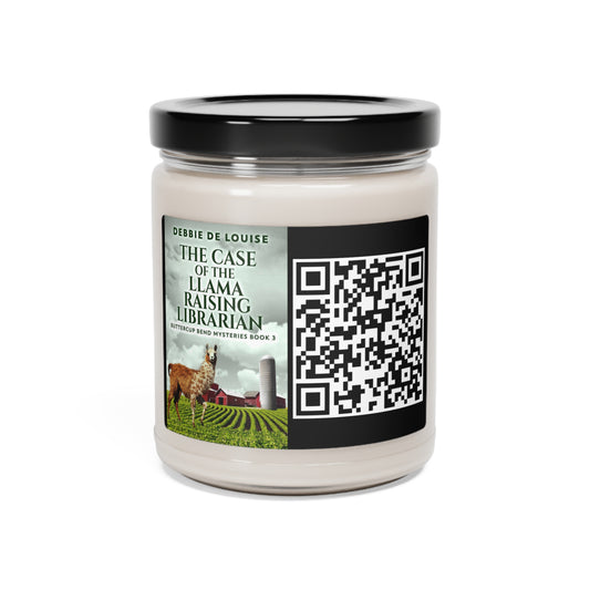 The Case of the Llama Raising Librarian - Scented Soy Candle