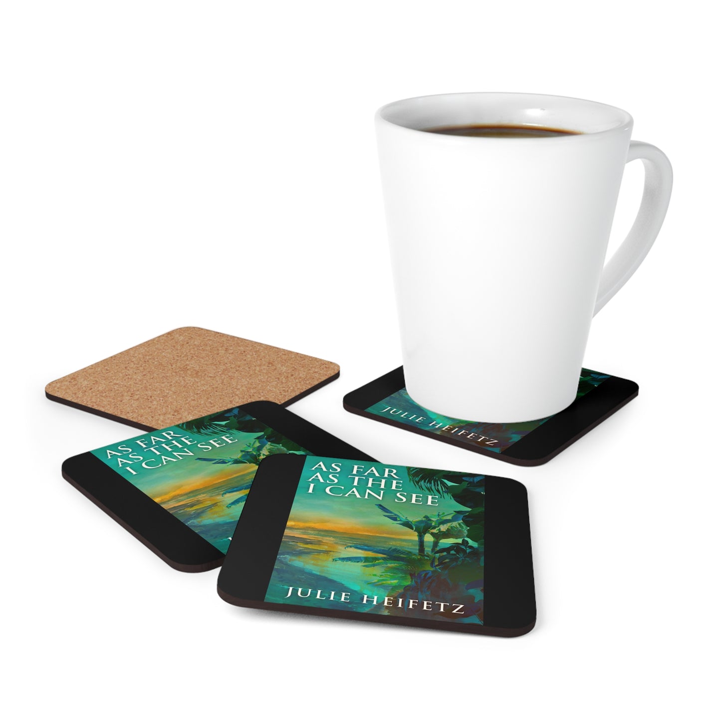 As Far As The I Can See - Corkwood Coaster Set