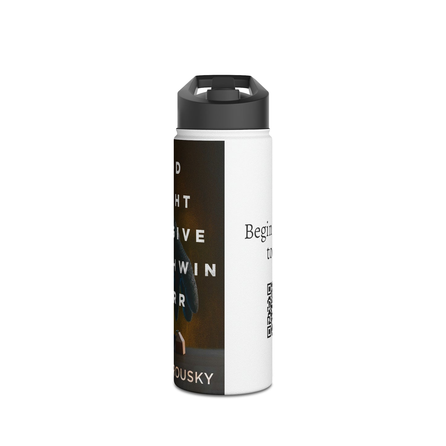 God Might Forgive Gershwin Burr - Stainless Steel Water Bottle