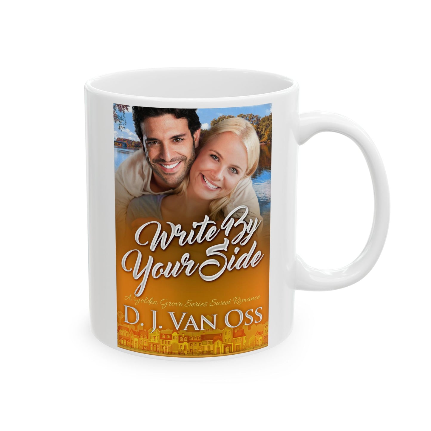 Write By Your Side - White Coffee Mug