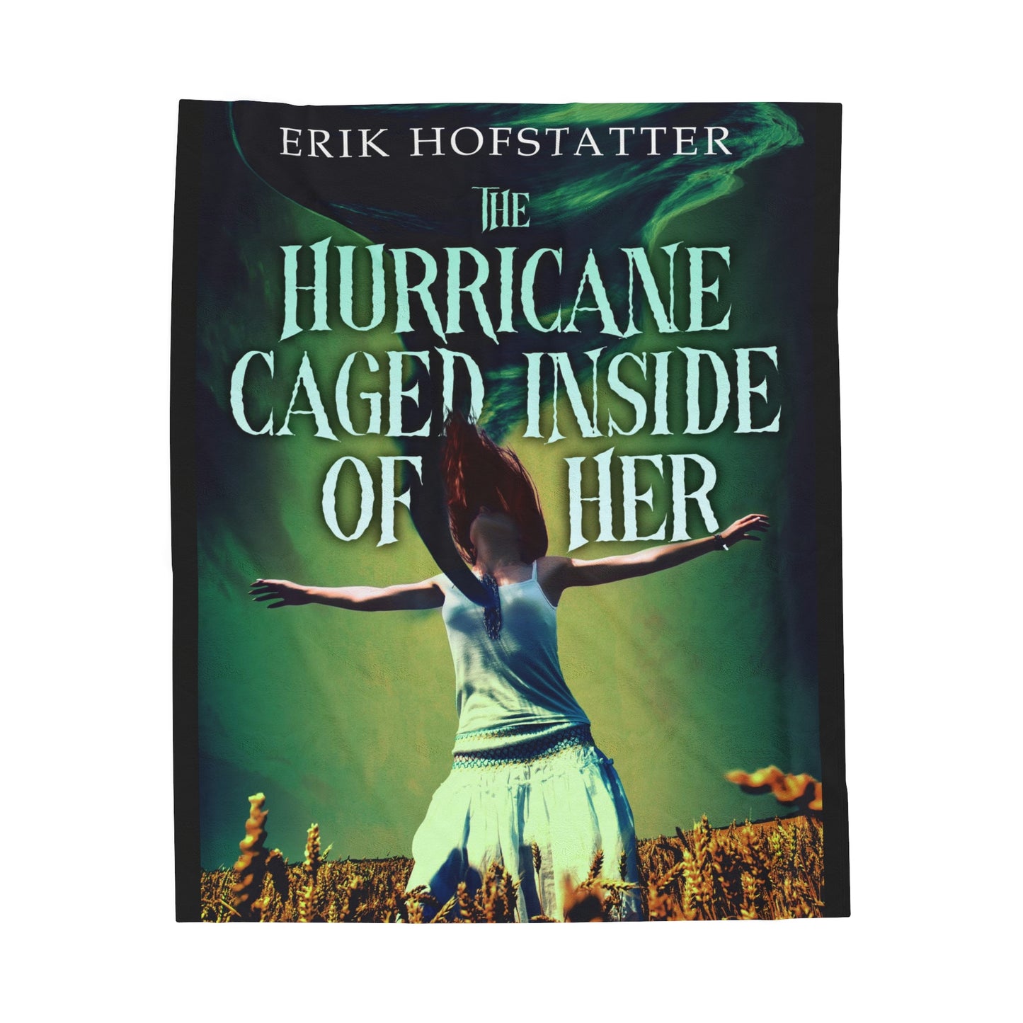 The Hurricane Caged Inside of Her - Velveteen Plush Blanket