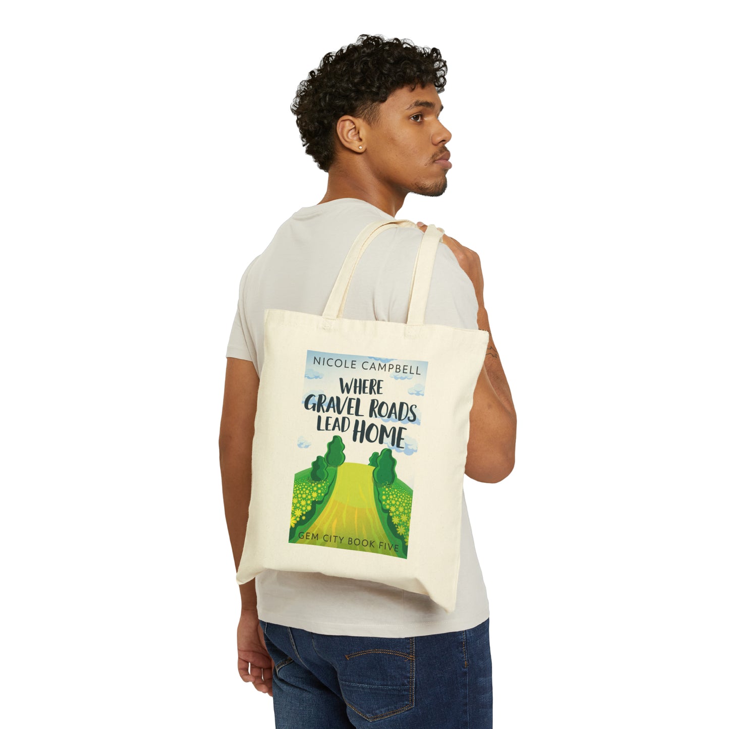 Where Gravel Roads Lead Home - Cotton Canvas Tote Bag