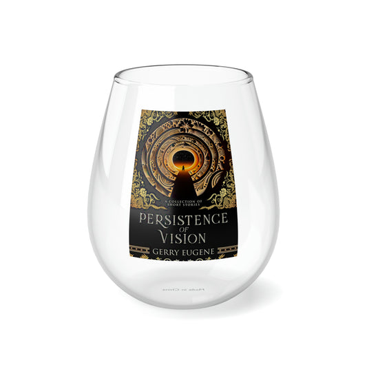 Persistence Of Vision - Stemless Wine Glass, 11.75oz