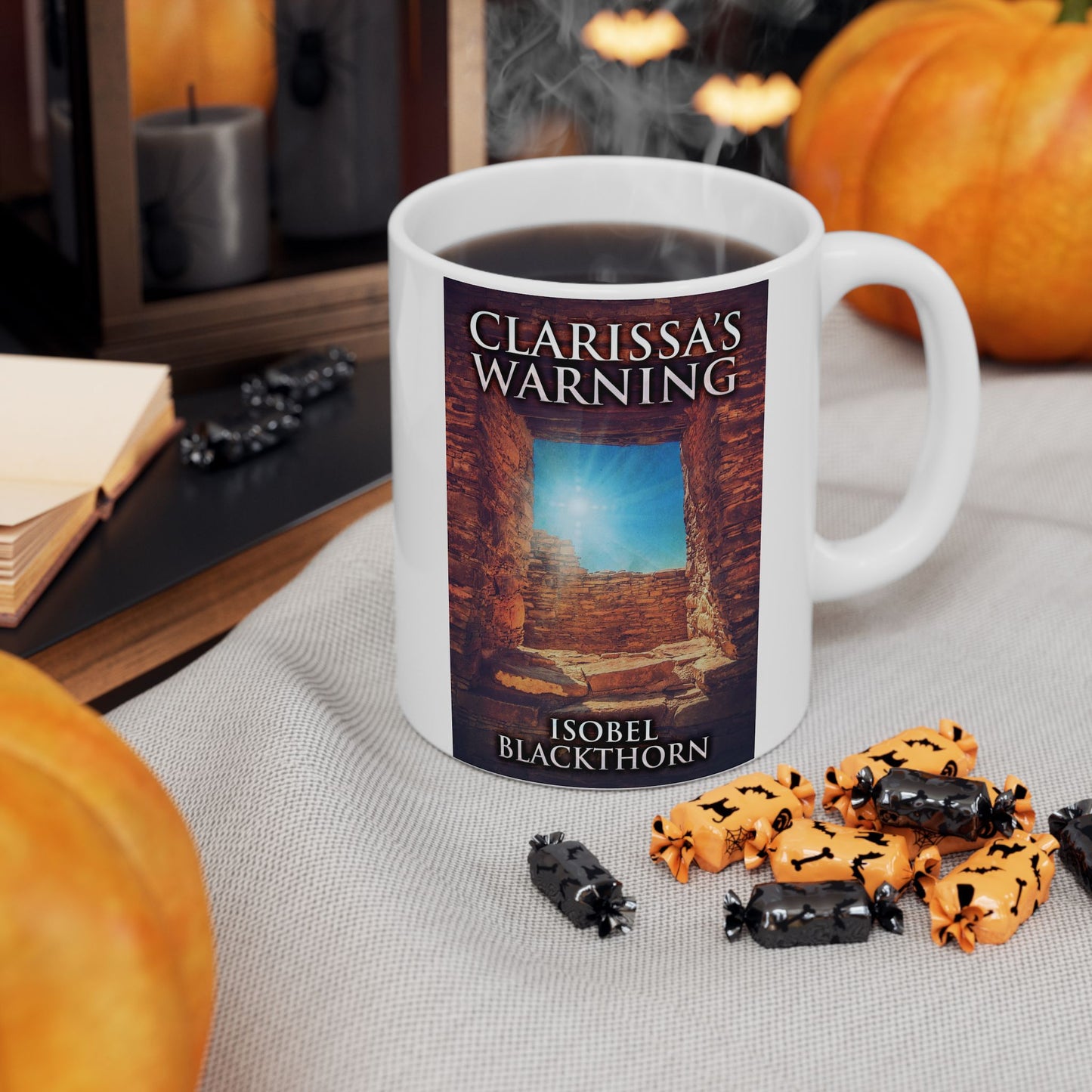 Clarissa's Warning - White Coffee Mug