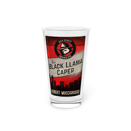 The Black Llama Caper - Pint Glass
