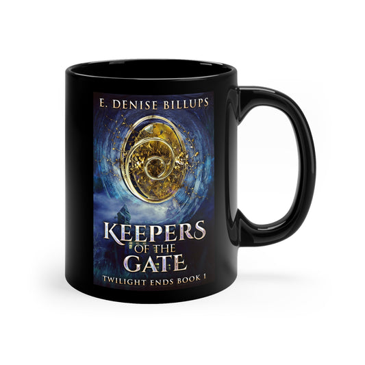 Keepers Of The Gate - Black Coffee Mug