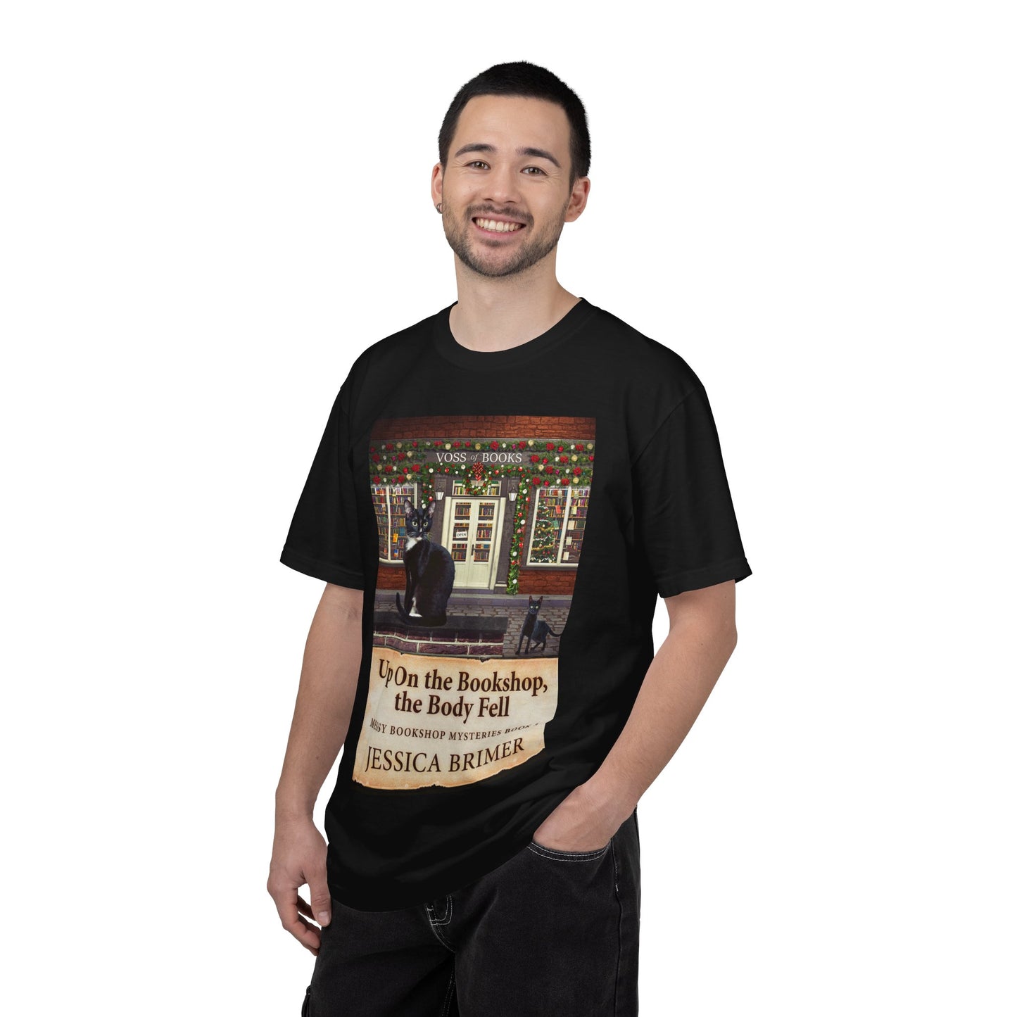 Up On the Bookshop, the Body Fell - Unisex T-Shirt