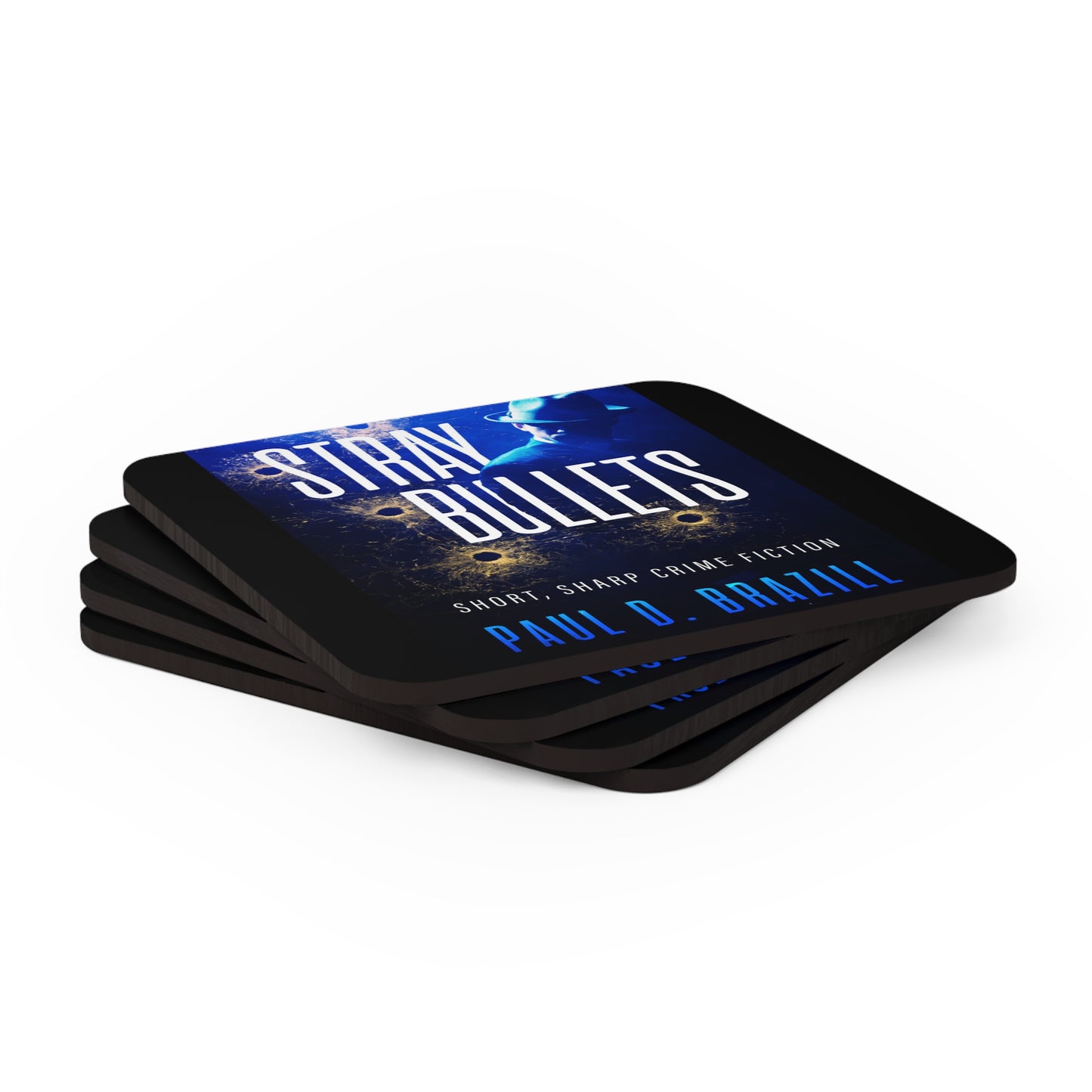 Stray Bullets - Corkwood Coaster Set