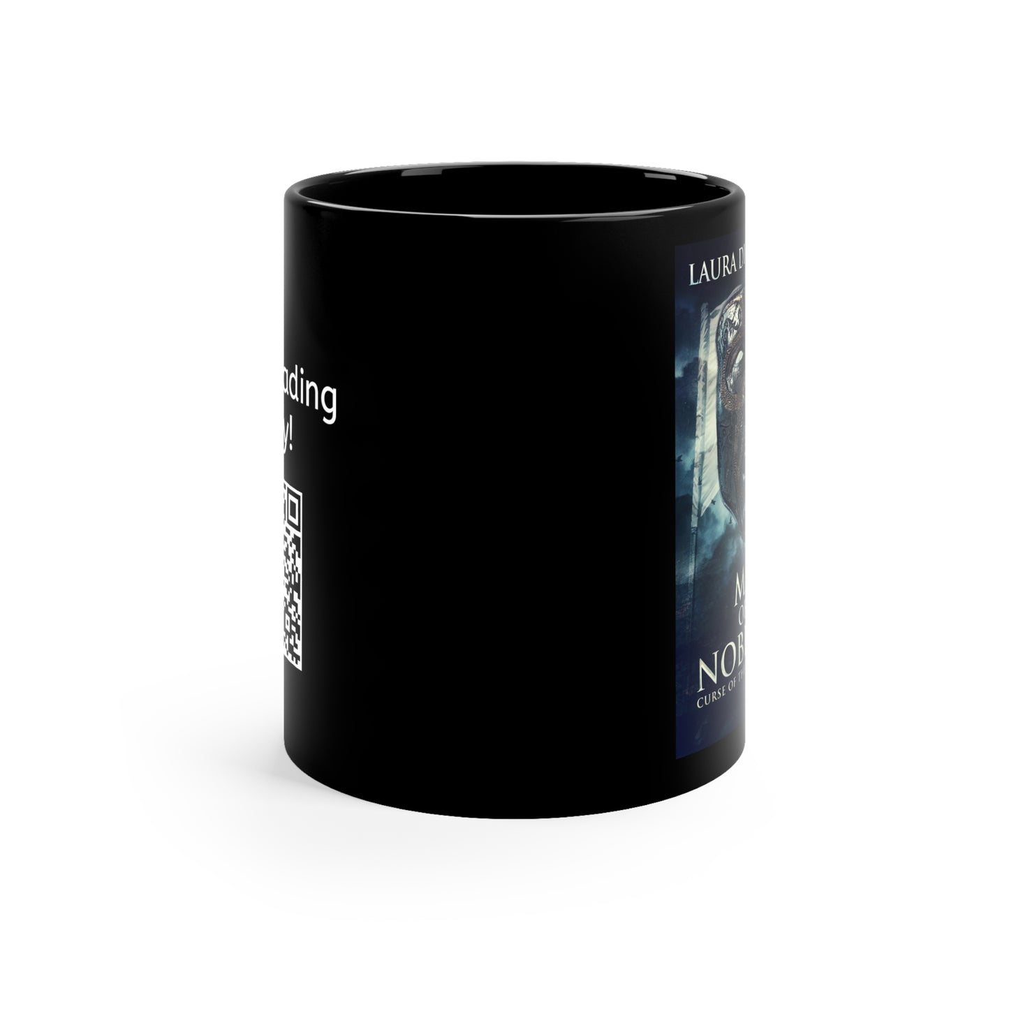 Mask Of The Nobleman - Black Coffee Mug