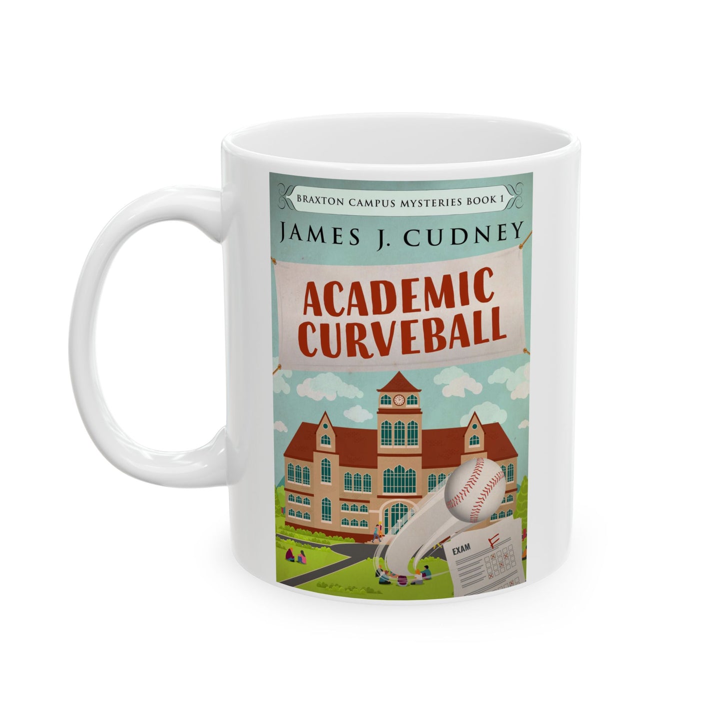 Academic Curveball - White Coffee Mug