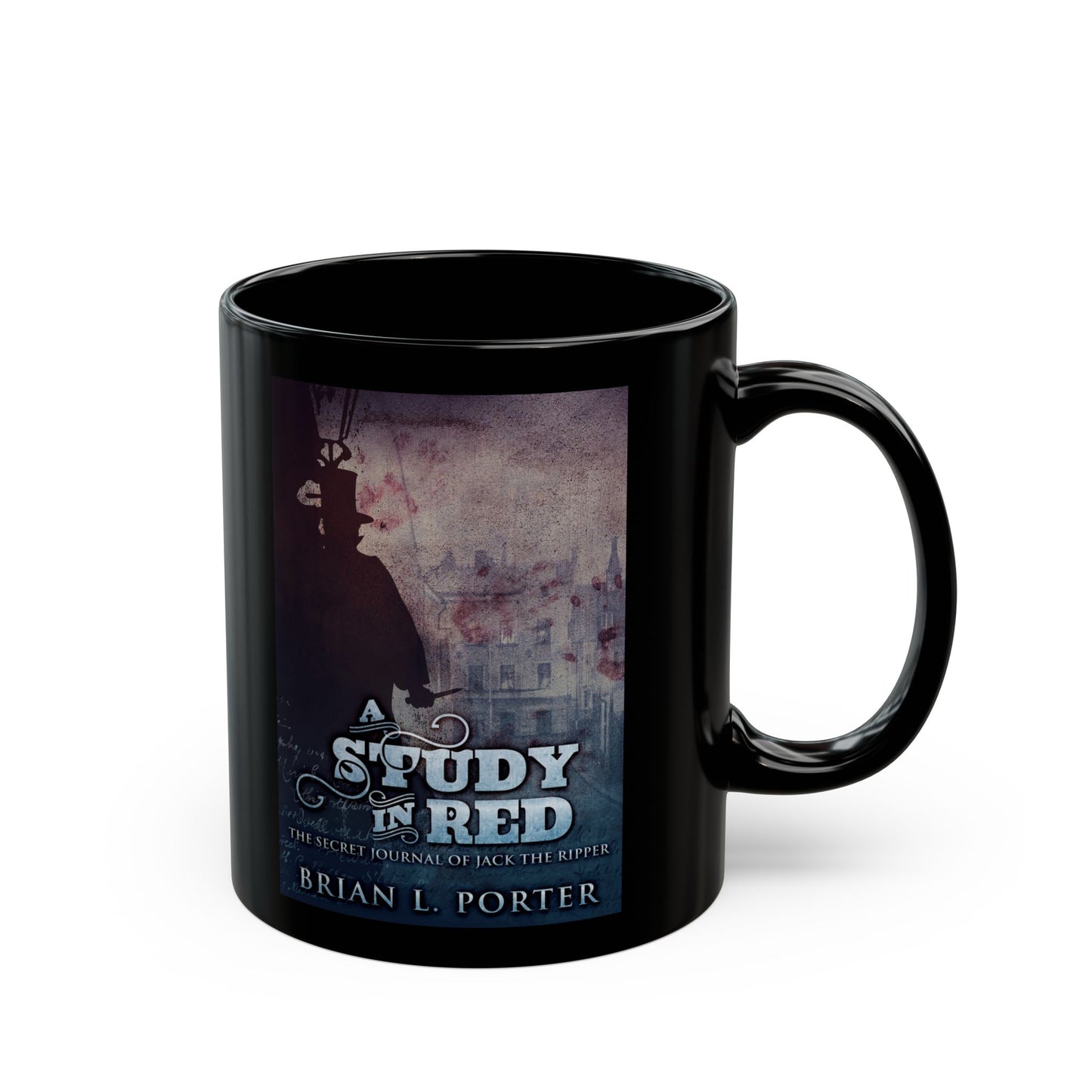 A Study In Red - Black Coffee Mug