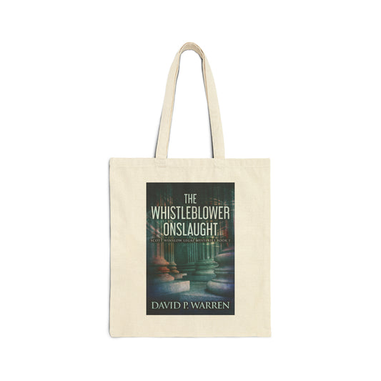 The Whistleblower Onslaught - Cotton Canvas Tote Bag
