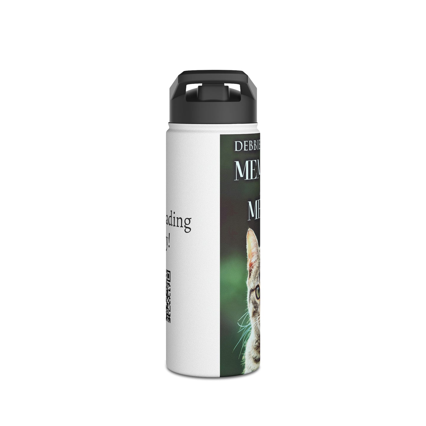 Memories And Meows - Stainless Steel Water Bottle