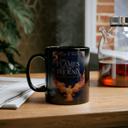 The Flames Of The Phoenix - Black Coffee Mug