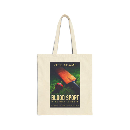 Blood Sport - Cotton Canvas Tote Bag